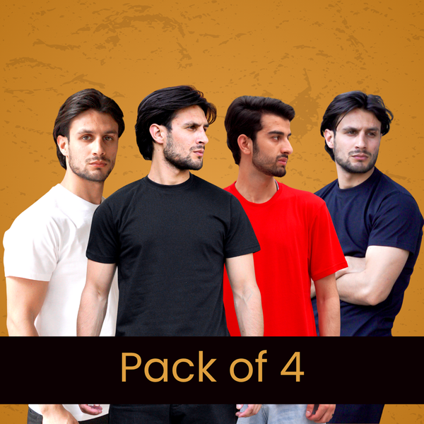 Crew Neck T-shirt - pack of 4