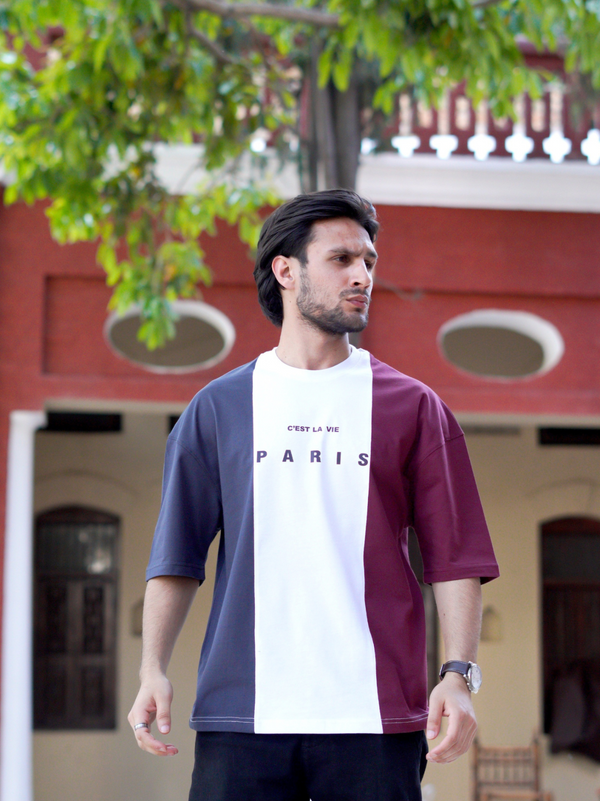 Three Panel Oversized T-Shirt